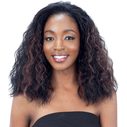 Model Model Drawstring Full Cap Half Wig MANGO SOUR Alexwigs