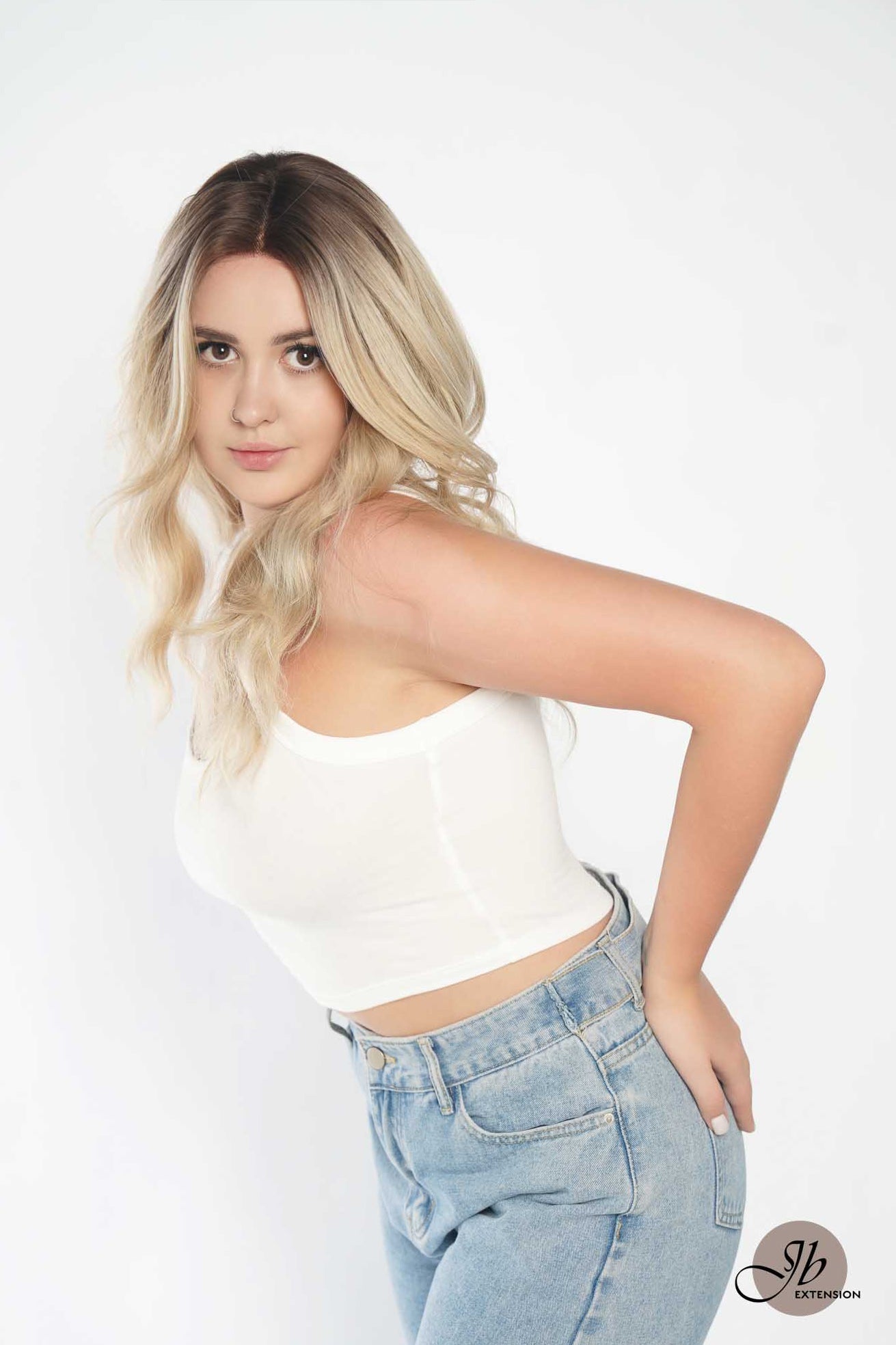 JBEXTENSION 22 Inches Body Wave Mix Blonde Pre-Cut Frontlace Glueless Wig CLAIRE M BLONDE Alexwigs