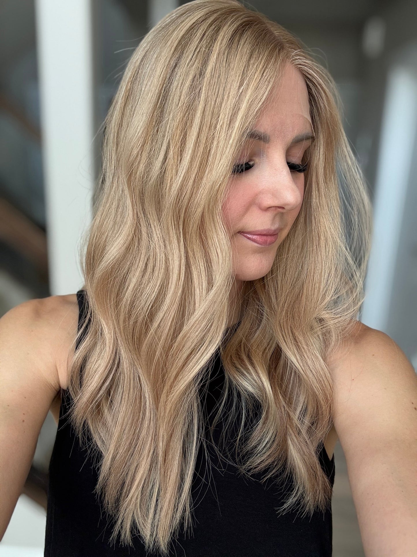 20" Ivy Luxury Cap Lace Top Wig (S)(FINAL SALE) Alexwigs