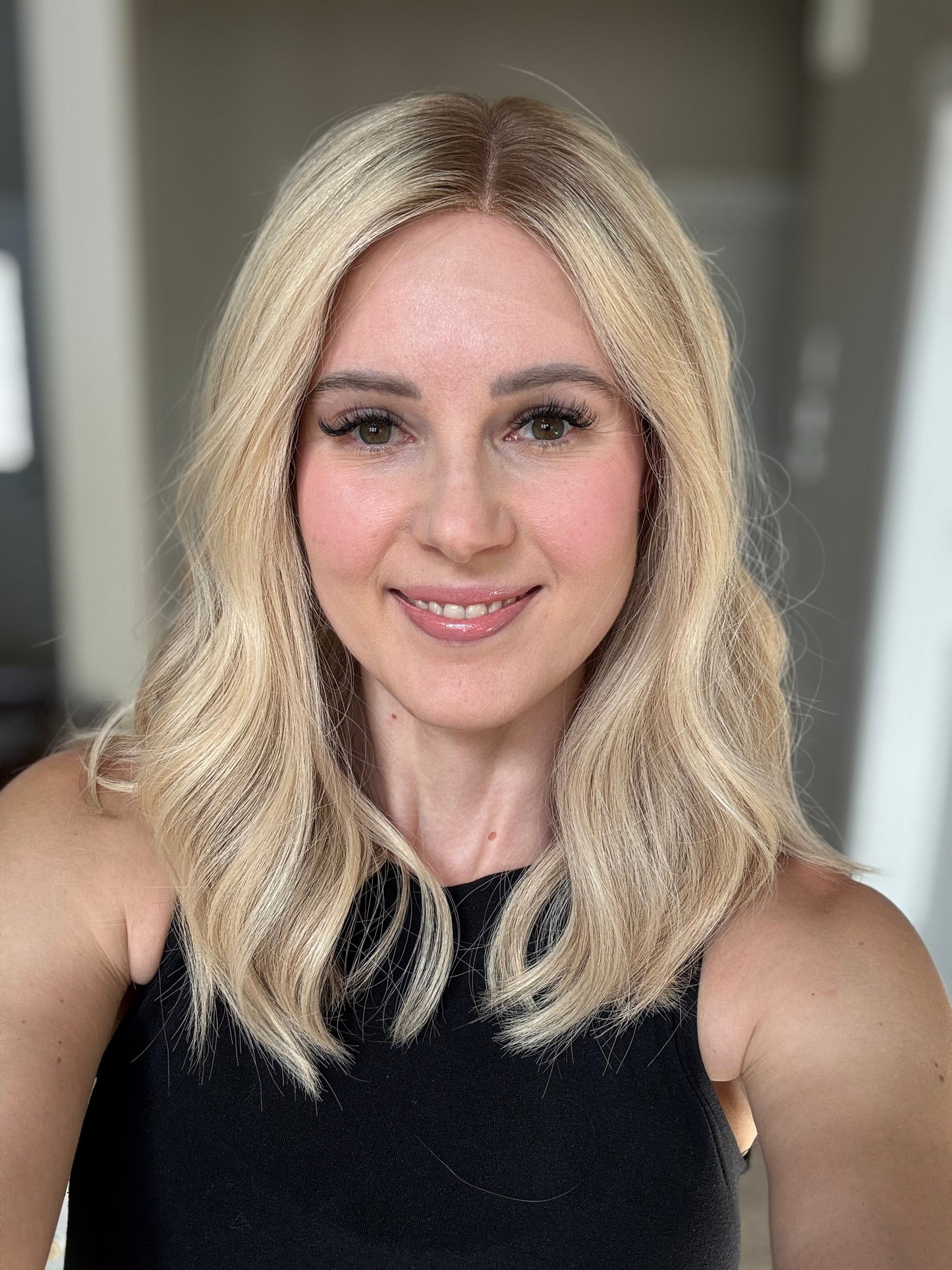 18" Cara LOB Comfort Cap Lace Top Wig (M) Alexwigs