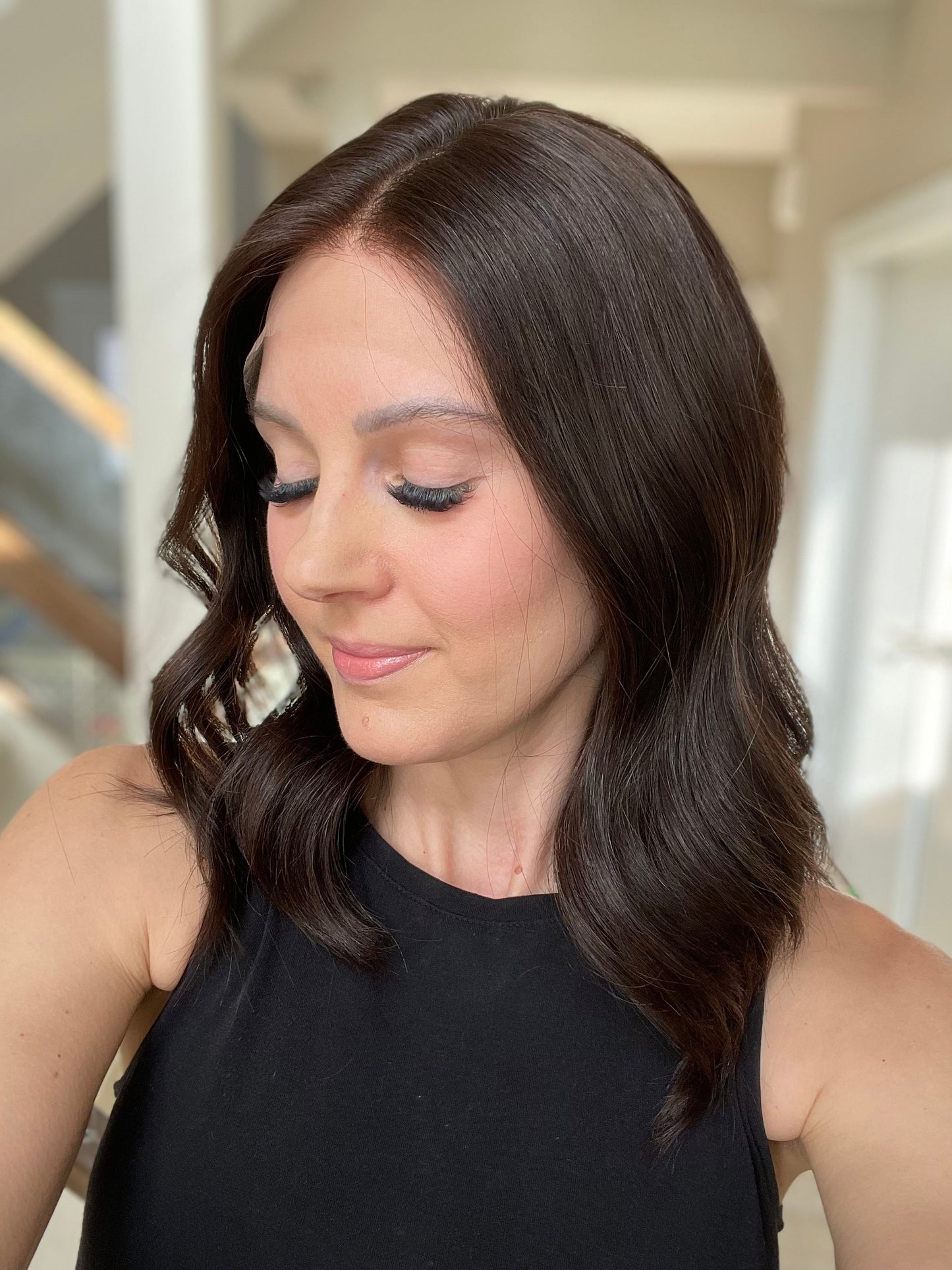 18" Mira Luxury Cap Lace Top Wig (S) (FINAL SALE) Alexwigs