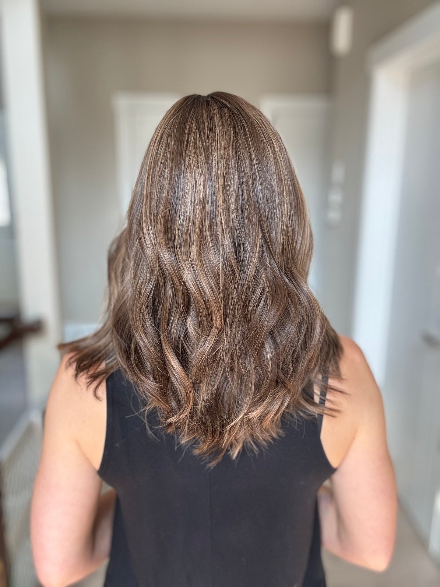 18" Penelope Comfort Cap Silk Top Wig (M) Alexwigs