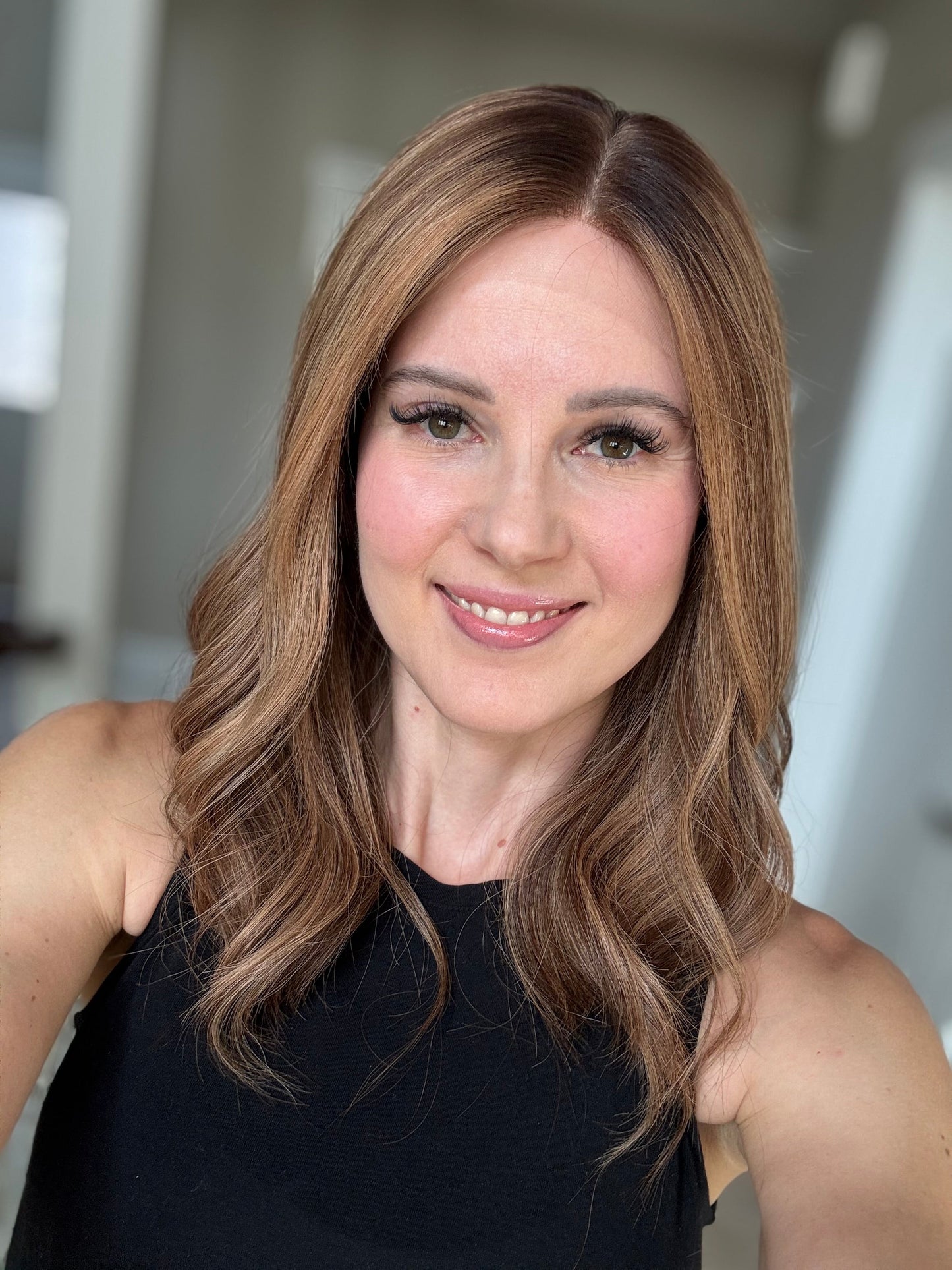 18" Elana LOB Comfort Cap Lace Top Wig (M) (FINAL SALE) Alexwigs