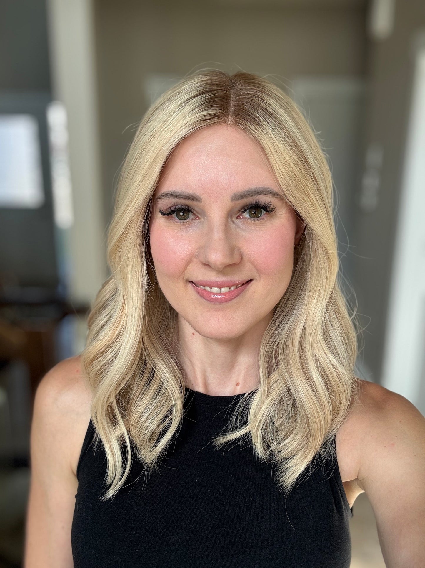 18" Cara LOB Comfort Cap Lace Top Wig (M) Alexwigs