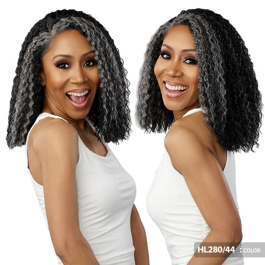 Sensationnel Dashly Salt & Pepper 4" Deep Part HD Lace Front Wig - SP LACE UNIT 4 Alexwigs