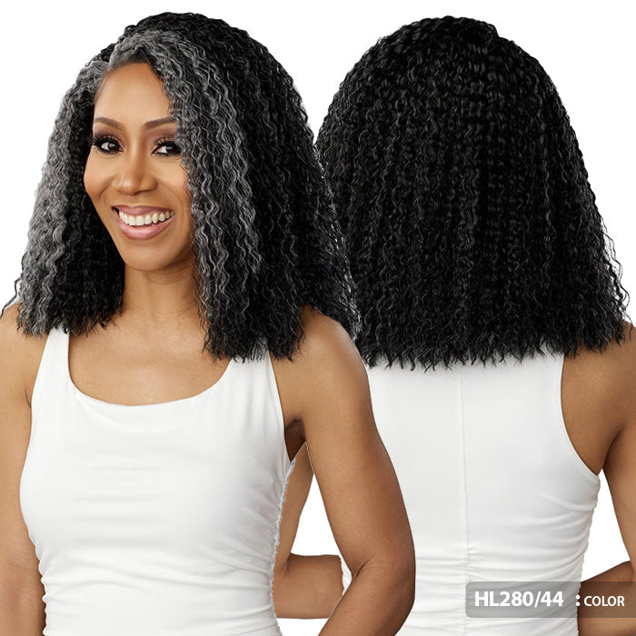Sensationnel Dashly Salt & Pepper 4" Deep Part HD Lace Front Wig - SP LACE UNIT 4 Alexwigs