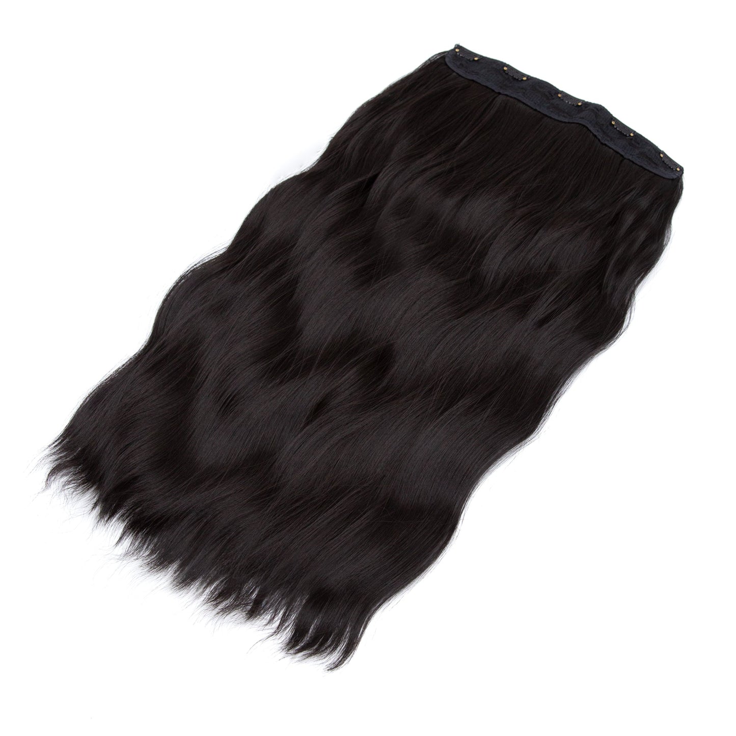 20" Hair Extensions Clip-in Body Wave 160g PURE COLOUR Alexwigs