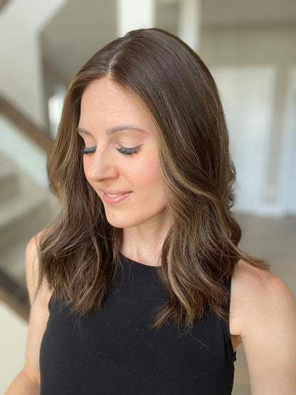 18" Mia Lob Comfort Cap Silk Top Wig (S) Alexwigs