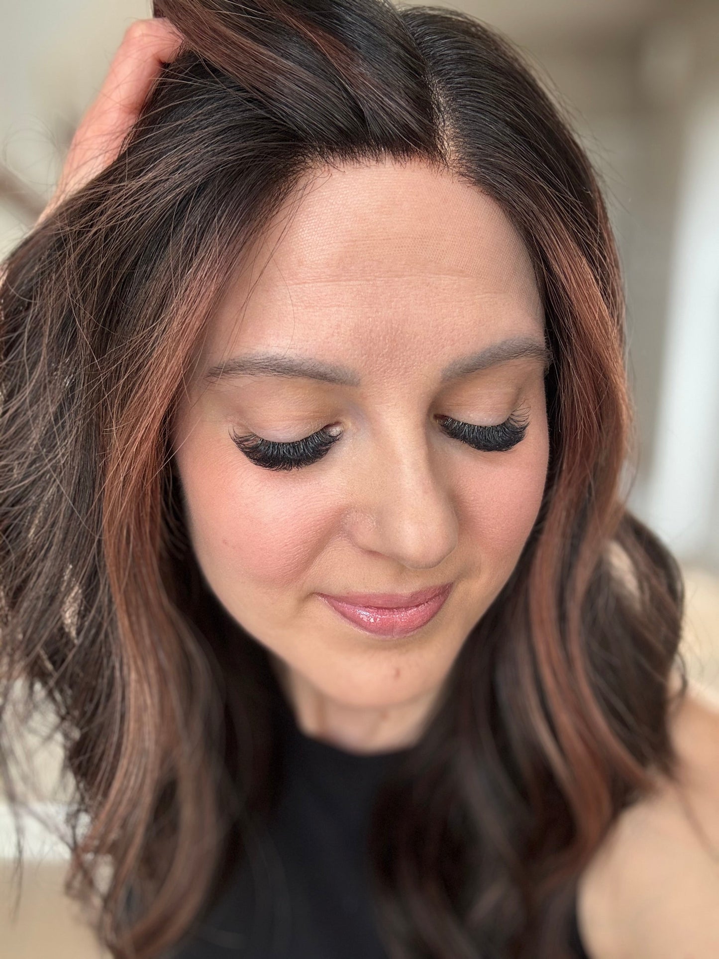 20" Carissa Comfort Cap Lace Top Wig (M) Alexwigs