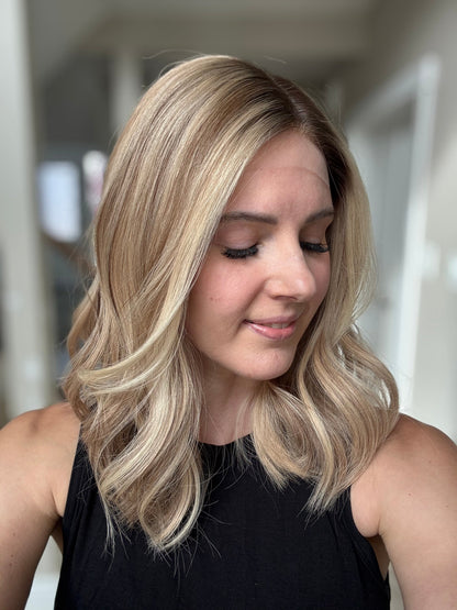 18" Olivia LOB Comfort Cap Lace Top Wig (M) Alexwigs