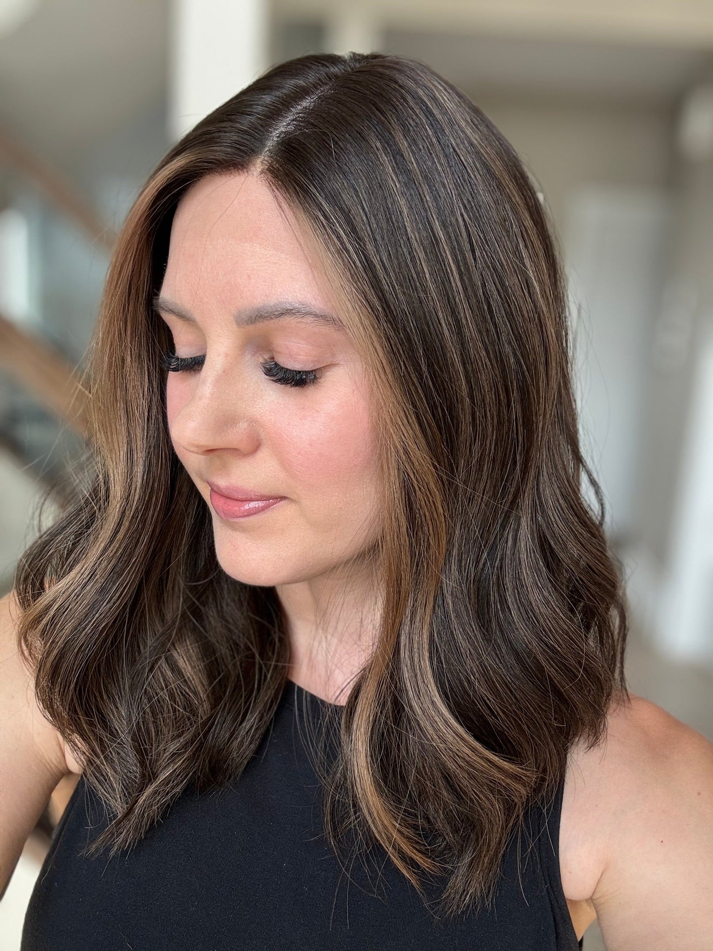 18" Liv LOB Comfort Cap Silk Top Wig (S) Alexwigs