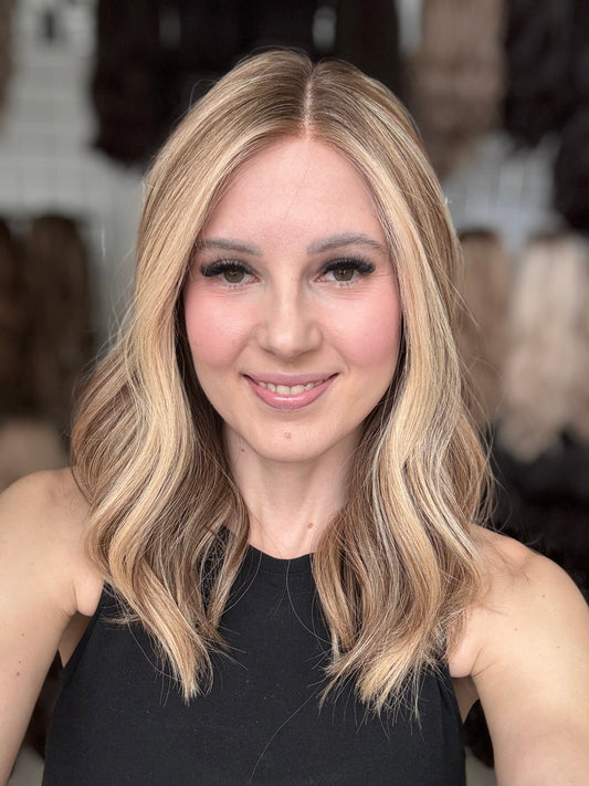 18" Anniston LOB Comfort Cap Lace Top Wig (S) Alexwigs