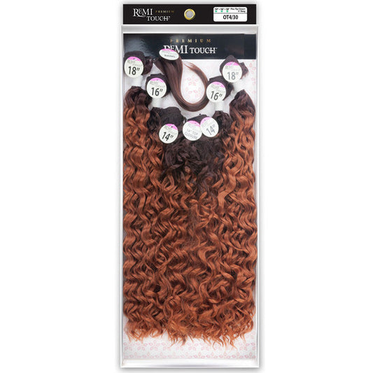 New Born Free Premium Remi Touch Weave BEACH CURL 8Pcs Alexwigs