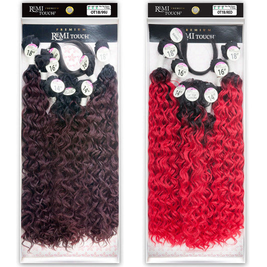 New Born Free Premium Remi Touch Weave BEACH CURL 8Pcs Alexwigs