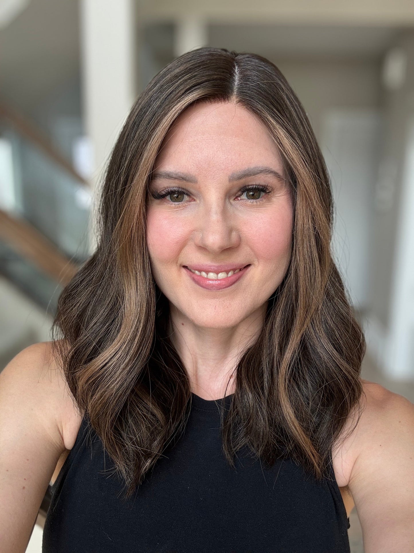 18" Liv LOB Comfort Cap Silk Top Wig (M) Alexwigs