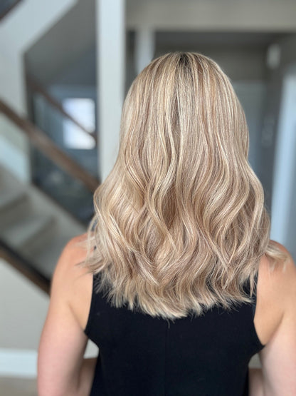 18" Olivia LOB Comfort Cap Lace Top Wig (S) (FINAL SALE) Alexwigs