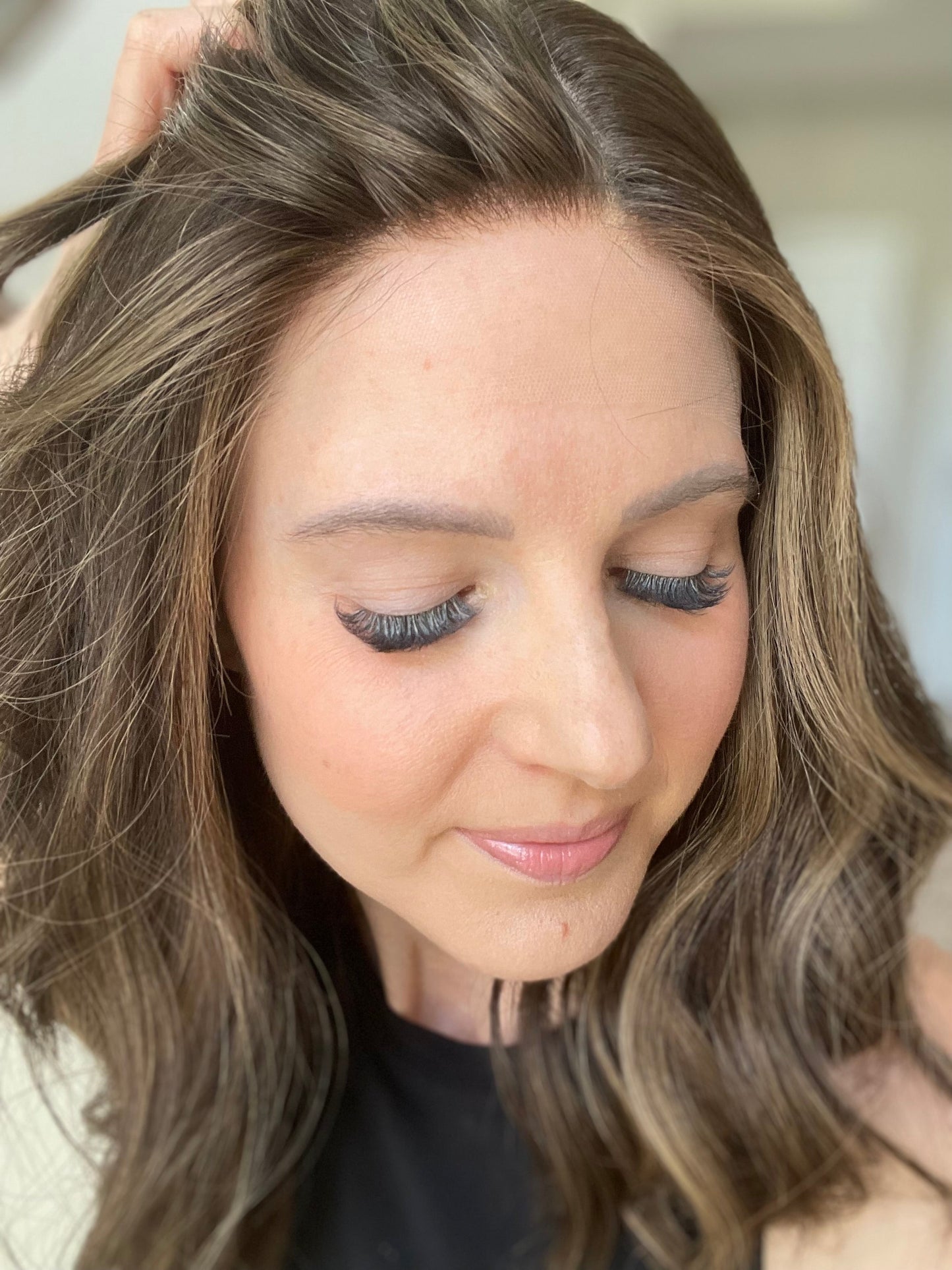 18" Mia Lob Comfort Cap Silk Top Wig (S) Alexwigs