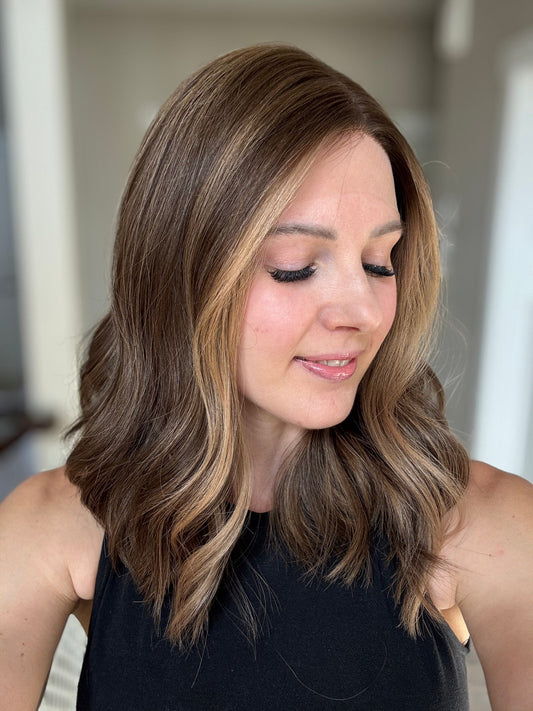 18" Penelope LOB Comfort Cap Lace Top Wig (M) (FINAL SALE) Alexwigs