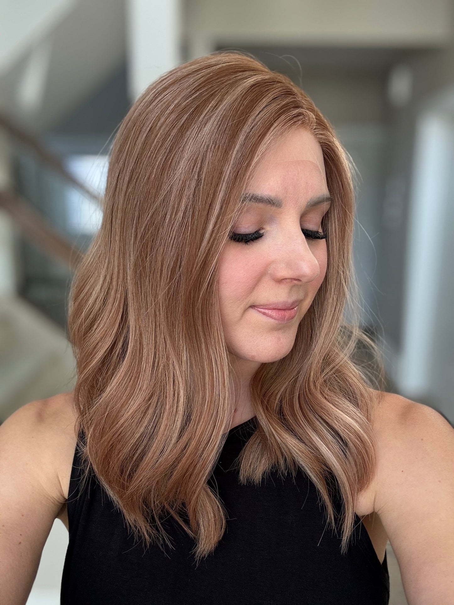 18" Vera LOB Comfort Cap Lace Top Wig (S) Alexwigs