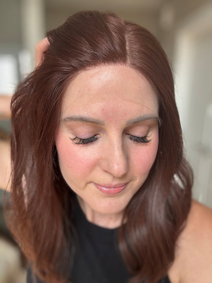 18" Scarlett LOB Comfort Cap Lace Top Wig (M) Alexwigs