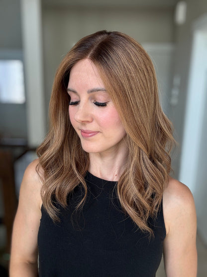 18" Elana LOB Comfort Cap Lace Top Wig (M) (FINAL SALE) Alexwigs