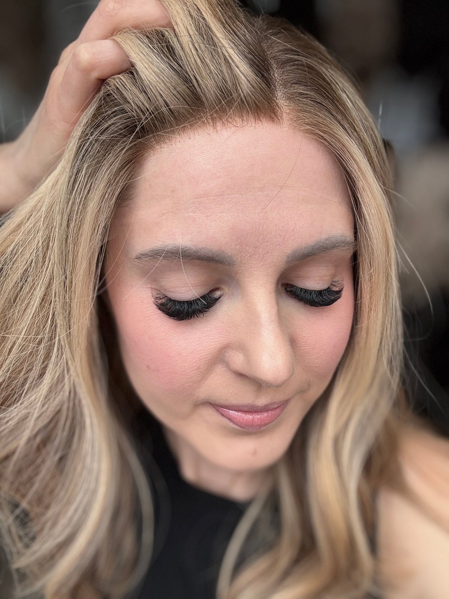 18" Anniston LOB Comfort Cap Lace Top Wig (S) Alexwigs