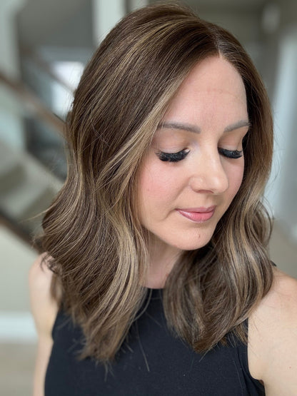 18" Mia LOB Comfort Cap Lace Top Wig (M) (FINAL SALE) Alexwigs