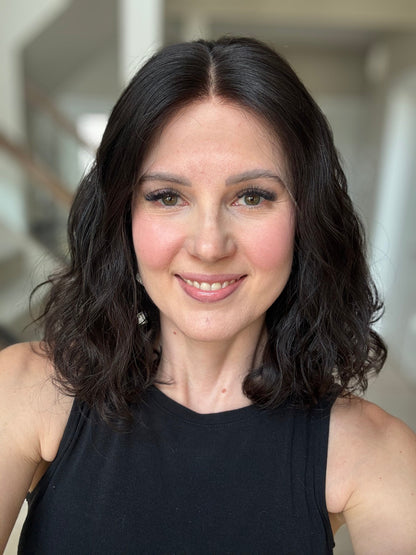 14" Mira Wavy Luxury Cap Lace Top Wig (M) (FINAL SALE) Alexwigs