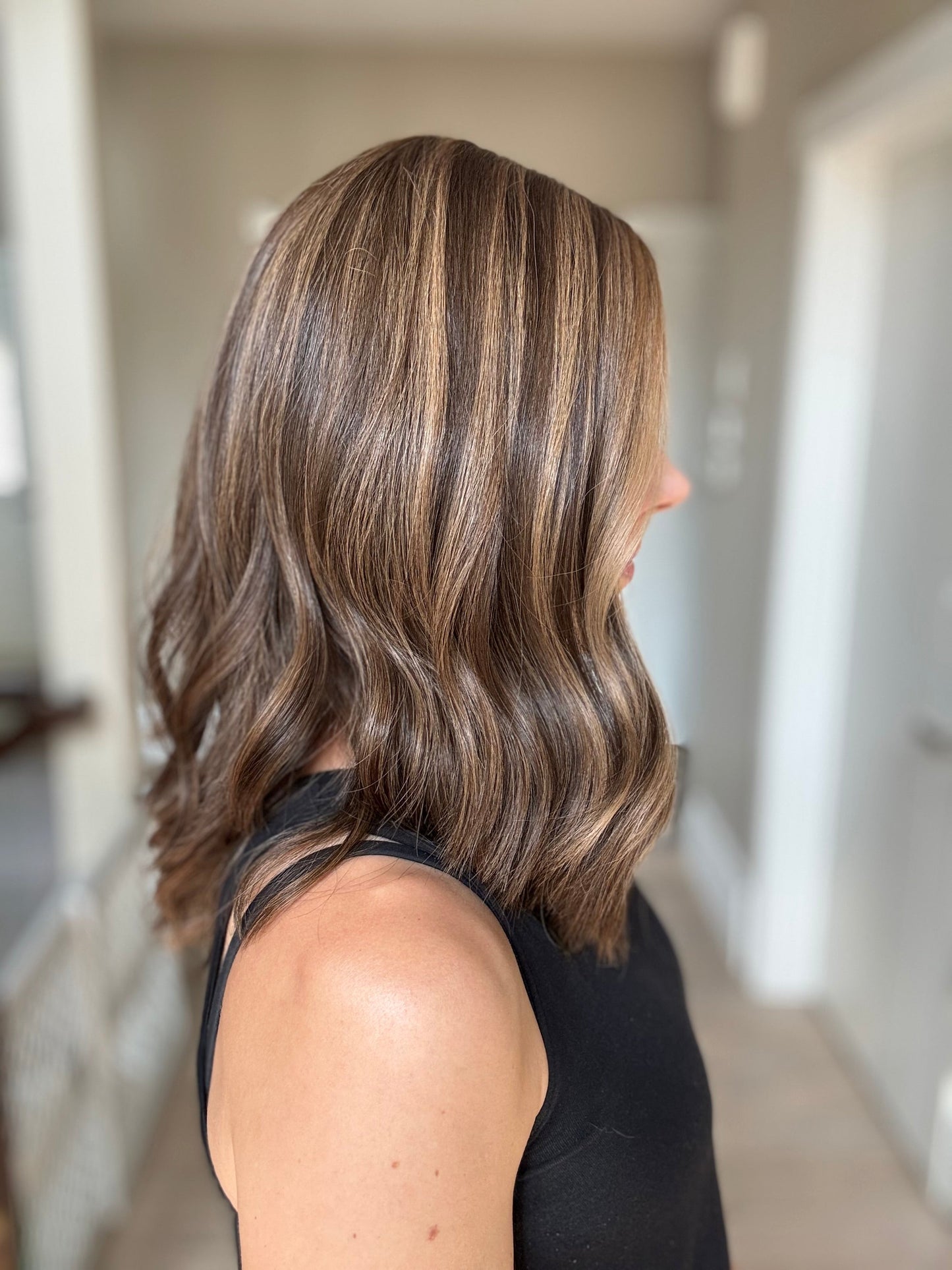 18" Penelope Comfort Cap Silk Top Wig (M) Alexwigs