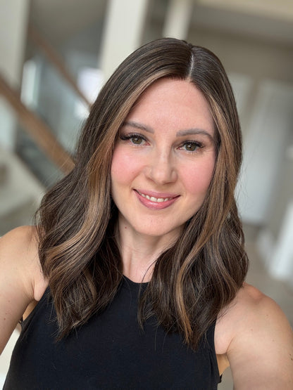 18" Liv LOB Comfort Cap Silk Top Wig (S) Alexwigs