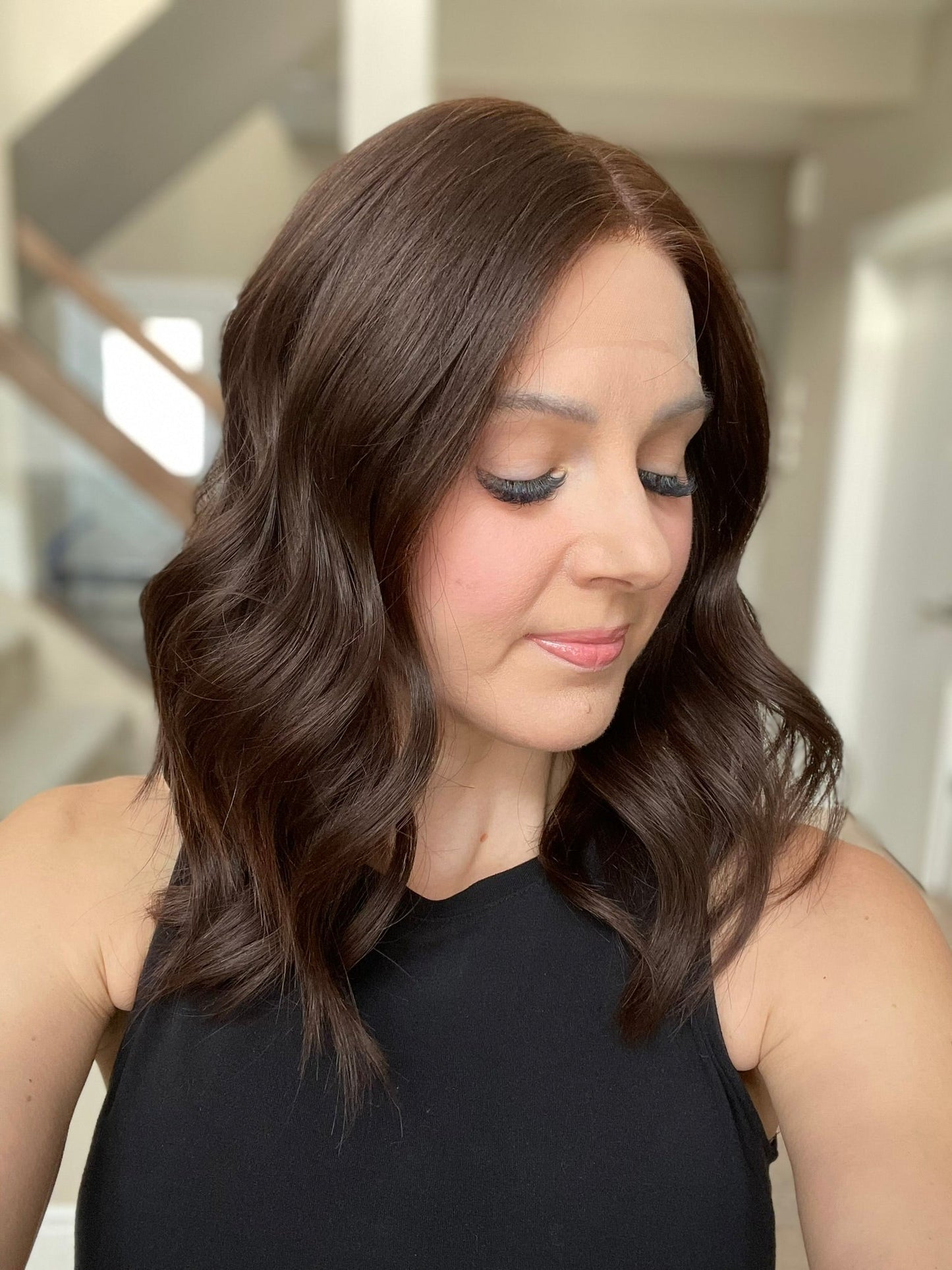 18" Callie Luxury Cap Lace Top Wig (XS) Alexwigs