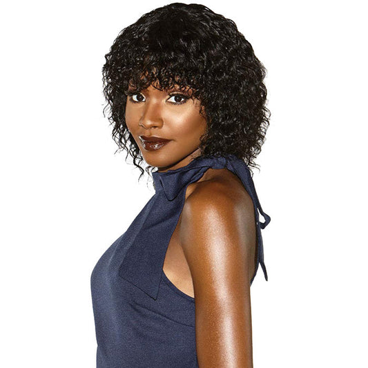 Sensationnel 12A 100% Virgin Human Hair Wet & Wavy Full Wig - DEEP BOB Alexwigs