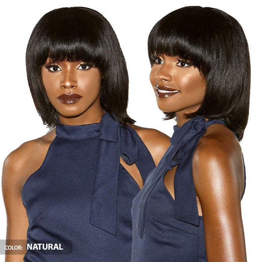 Sensationnel 12A 100% Virgin Human Hair Wet & Wavy Full Wig - DEEP BOB Alexwigs