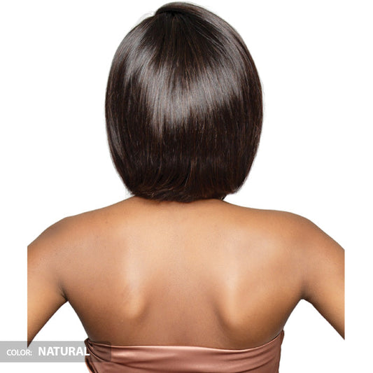 Bobbi Boss Bone Straight Glueless 100% Unprocessed Human Hair Hand-Tied Full Lace Wig - FLH003 STRAIGHT 12 Alexwigs