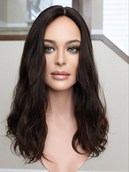 20" Fine Texture Natural Collection #260 9x9 Silk Top Topper (FINAL SALE) Alexwigs