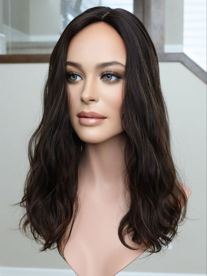 20" Fine Texture Natural Collection #260 9x9 Silk Top Topper (FINAL SALE) Alexwigs