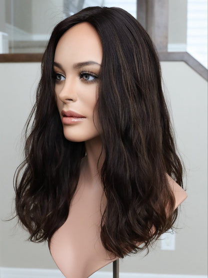 20" Fine Texture Natural Collection #260 9x9 Silk Top Topper (FINAL SALE) Alexwigs