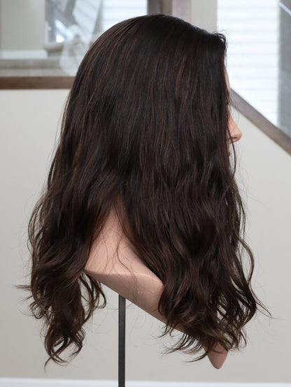 20" Fine Texture Natural Collection #260 9x9 Silk Top Topper (FINAL SALE) Alexwigs