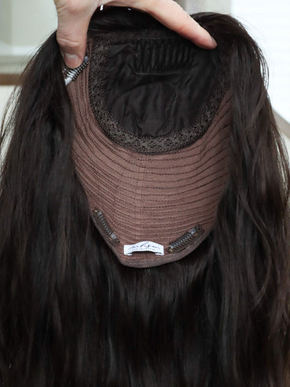 20" Fine Texture Natural Collection #260 9x9 Silk Top Topper (FINAL SALE) Alexwigs