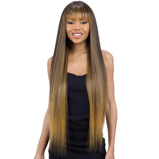 Mayde Beauty Free Part Axis Sleek Touch Full Wig - SLEEK CHINA BANG Alexwigs