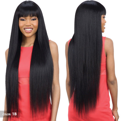 Mayde Beauty Free Part Axis Sleek Touch Full Wig - SLEEK CHINA BANG Alexwigs