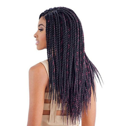 Model Model Glance Crochet Braid SENEGALESE TWIST LARGE Alexwigs
