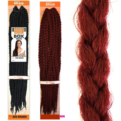 Model Model Crochet Braid - BOX BRAID Alexwigs