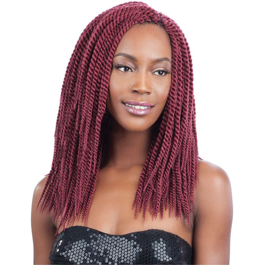 Model Model Glance Pre-Looped Crochet Braid - SENEGALESE TWIST LARGE 12" Alexwigs