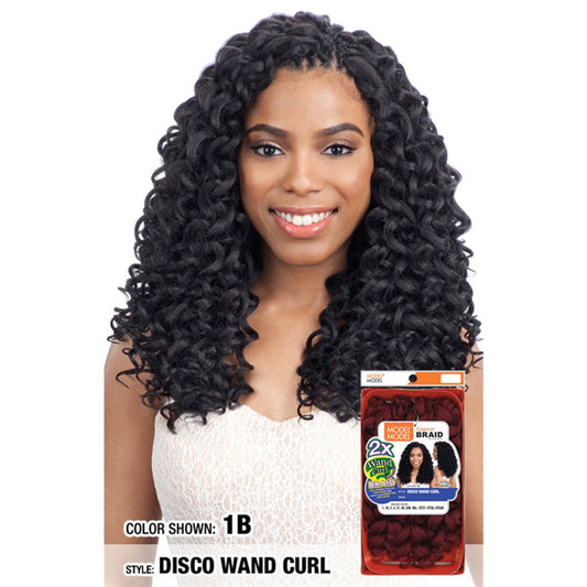 Model Model Glance Crochet Braid - 2X DISCO WAND CURL Alexwigs