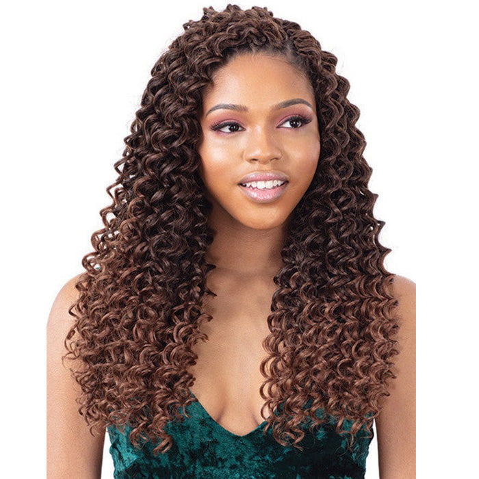Model Model Glance Crochet Braid 3X DOMINICAN CURL 16" Inch Alexwigs