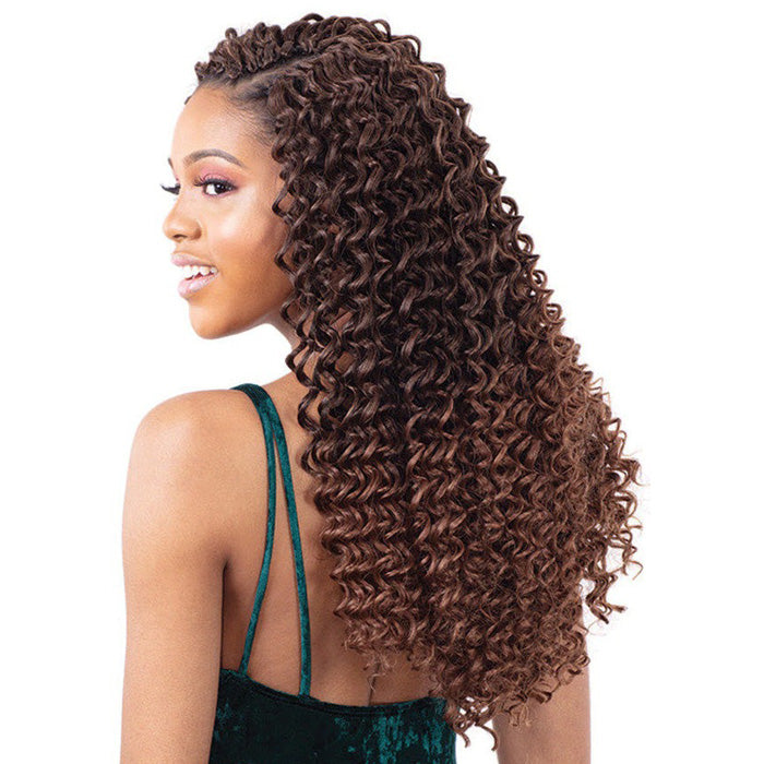 Model Model Glance Crochet Braid 3X DOMINICAN CURL 16" Inch Alexwigs