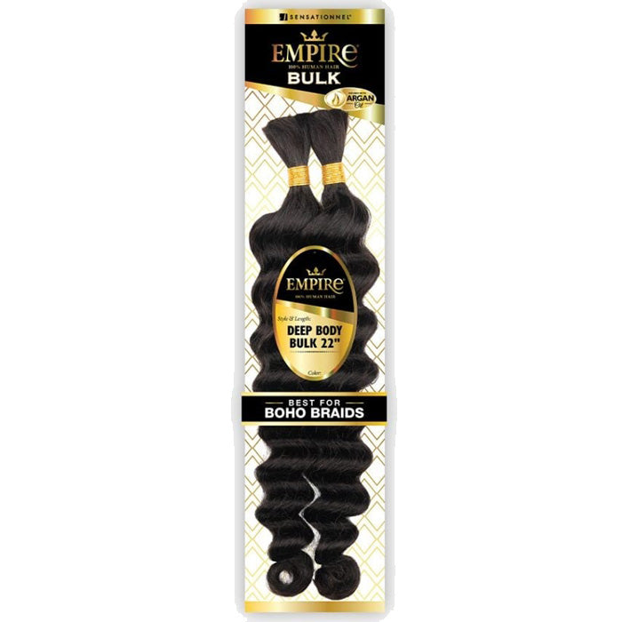 Sensationnel Empire 100% Human Hair Braids - DEEP BODY BULK 18"/22" Alexwigs