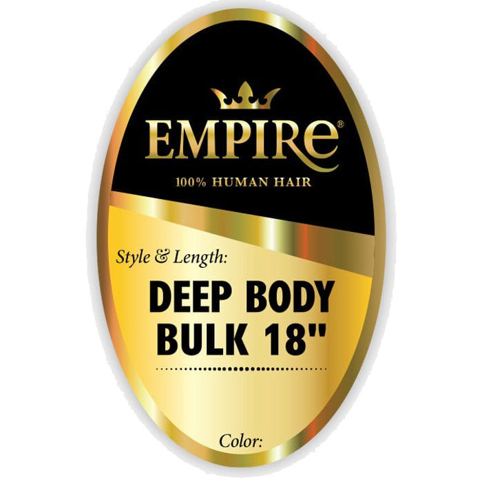 Sensationnel Empire 100% Human Hair Braids - DEEP BODY BULK 18"/22" Alexwigs