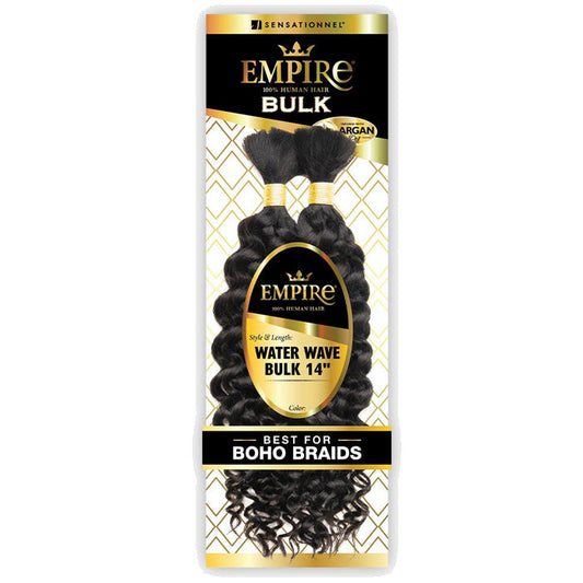 Sensationnel Empire 100% Human Hair Braids Bulk - WATER WAVE BULK 14" Alexwigs